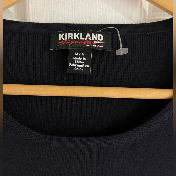 Sz.M-Navy-Red Striped Sweater- Kirkland - Picture 2 of 3